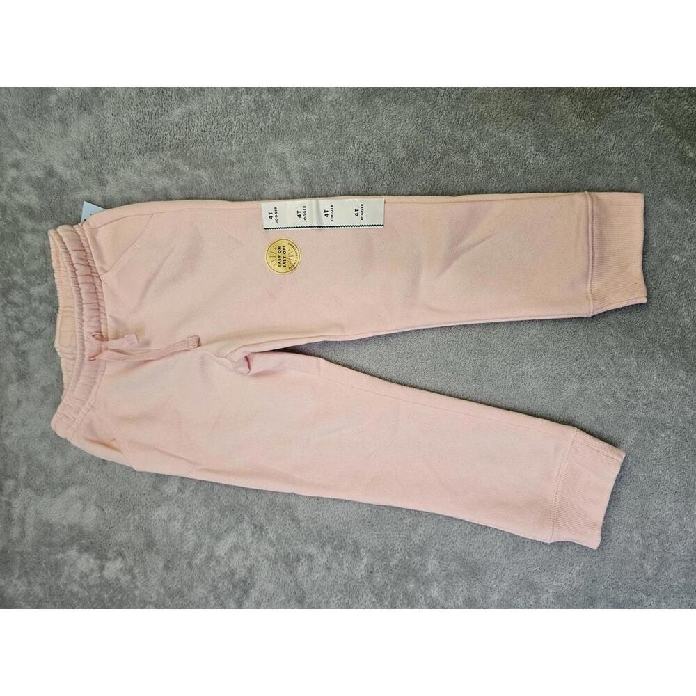 New Cat And Jack Girls Joggers Pants Light Pink Size 4T